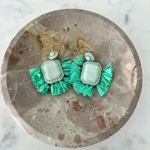 Bauble Bar Flashy Earrings Mint Green